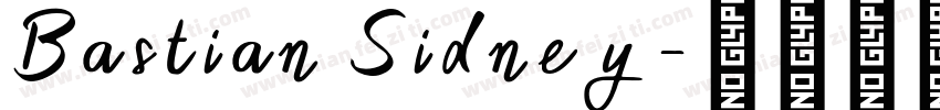 Bastian Sidney字体转换